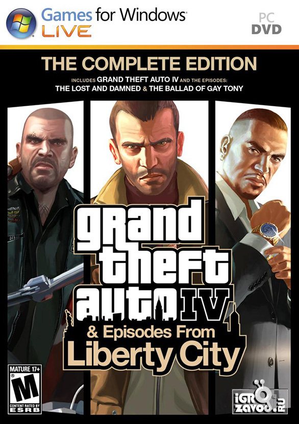 Grand Theft Auto IV: The Complete Edition / ГТА 4 (GTA IV): Полное издание (Grand Theft Auto IV Grand Theft Auto: Episodes from Liberty City [Grand Theft Auto IV: The Lost and Damned Grand Theft Auto: The Ballad of Gay Tony])