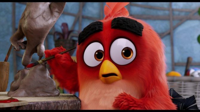 кадр из мультфильма Angry Birds в кино