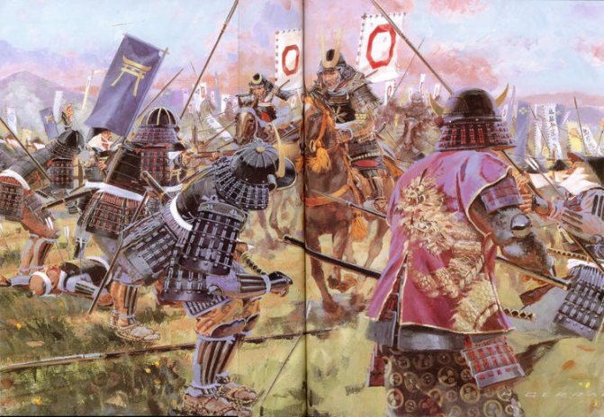 Масштабные сражения самураев в эпоху междоусобиц были частым явлением