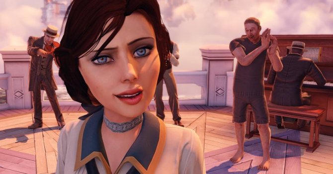 Скриншот игры BioShock Infinite с бюджетом 200 млн долларов